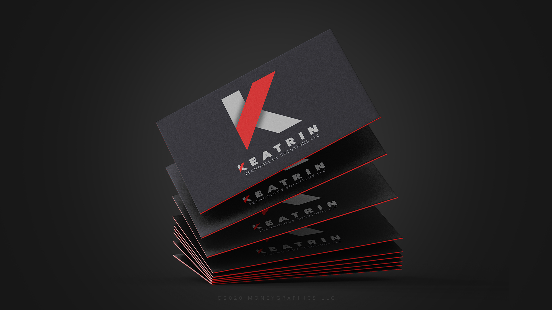 keatrin_technology_logo_business_card_design